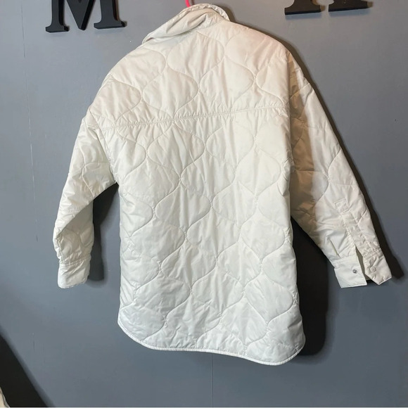 Nike Sportswear Essential Women's Quilted Trench Jacket white size xs - Picture 8 of 12